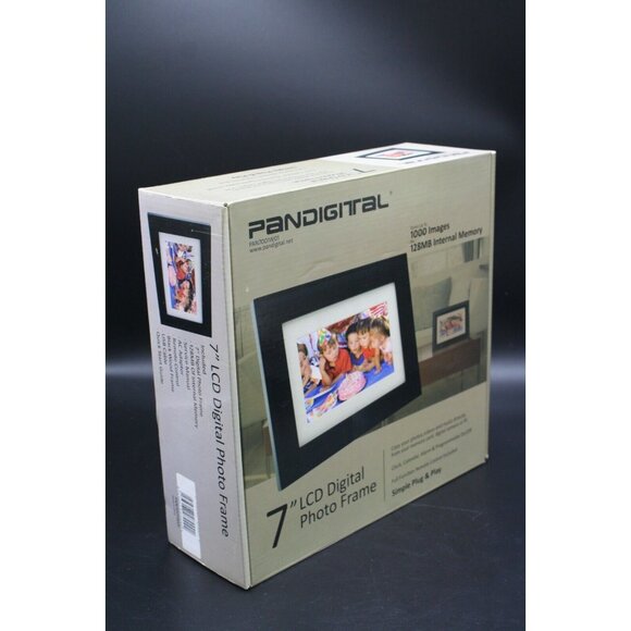 ✅ Pandigital 7" LCD Digital Photo Frame PAN7001W01 New ✅ - Picture 6 of 7